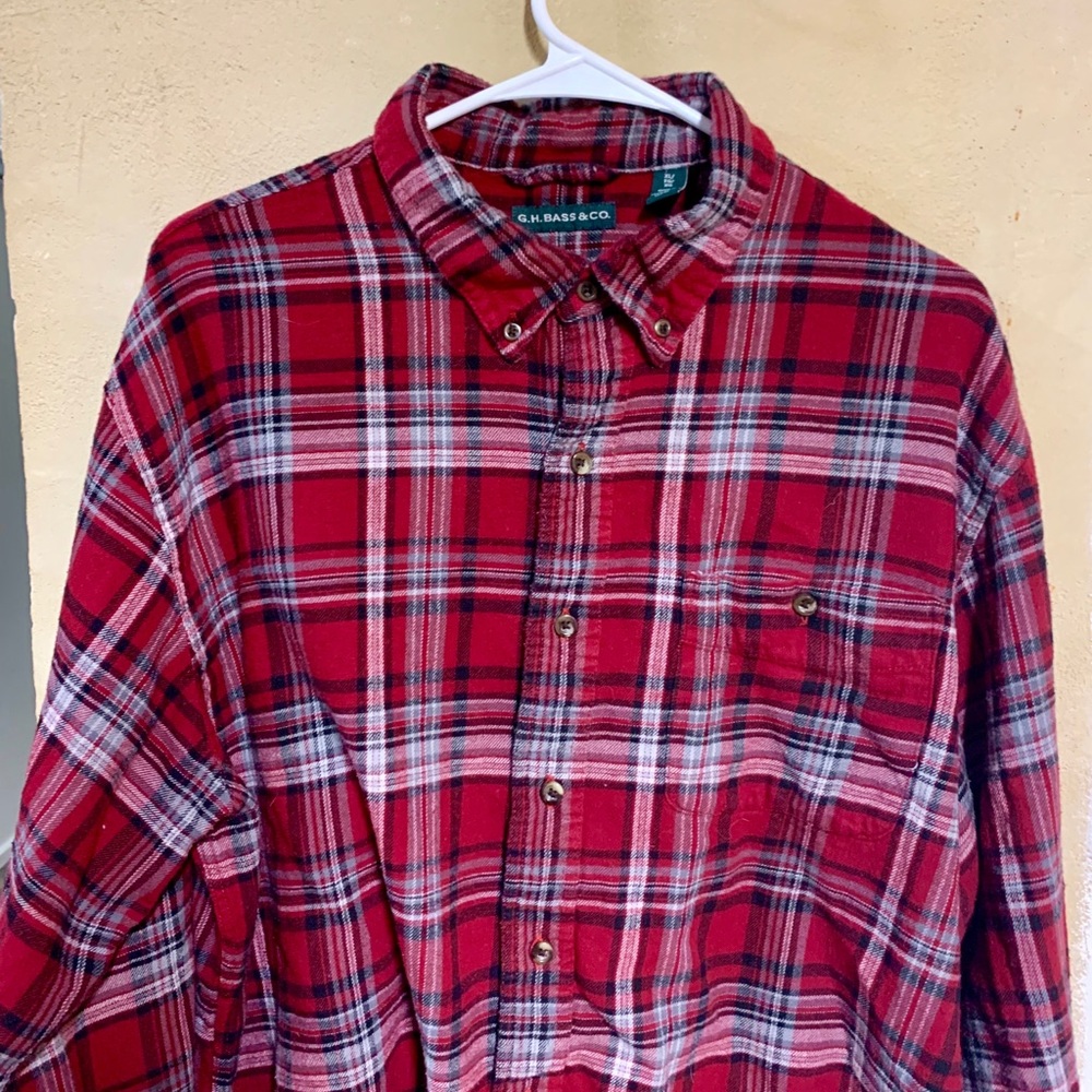 Red plaid Flannel Shirt